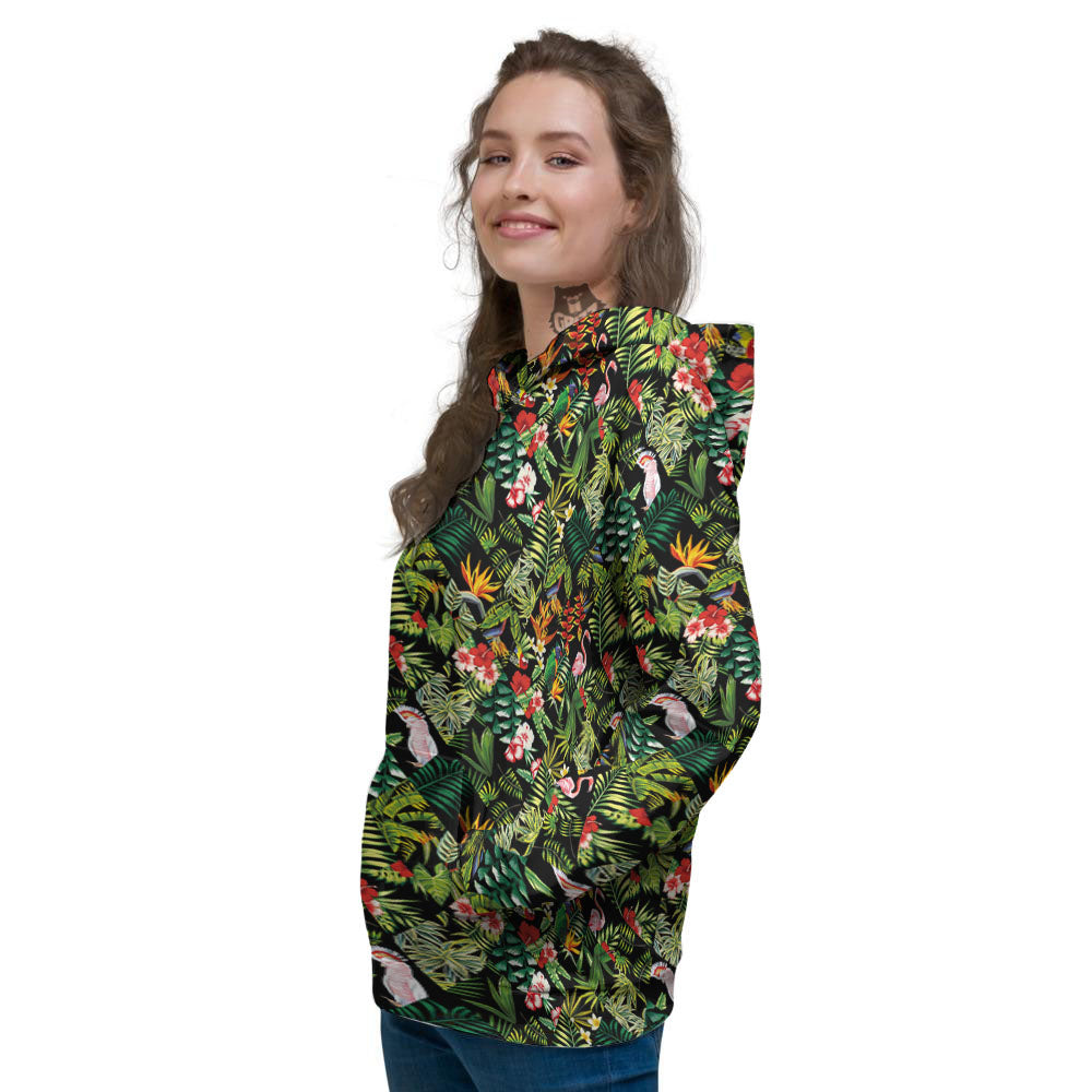 Patchwork Exotic Print Pattern Women's Hoodie-grizzshop