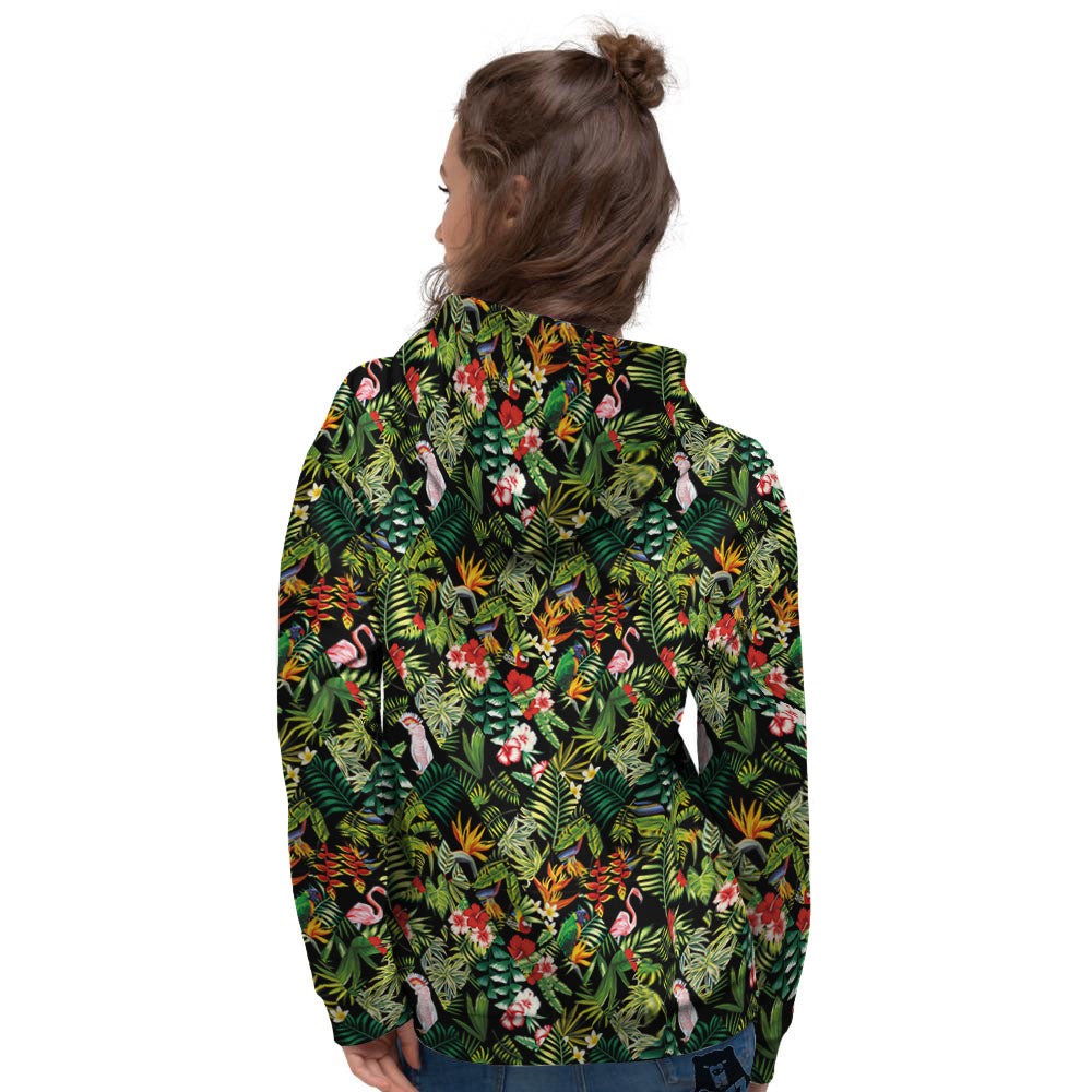 Patchwork Exotic Print Pattern Women's Hoodie-grizzshop