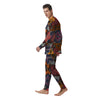 Patchwork Indian Flower Mandala Print Pattern Men's Pajamas-grizzshop