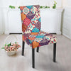 Patchwork Pattern Print Chair Cover-grizzshop