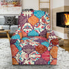 Patchwork Pattern Print Recliner Cover-grizzshop