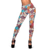 Patchwork Pattern Print Women Leggings-grizzshop