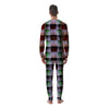 Patchwork Plaid Madras Print Pattern Men's Pajamas-grizzshop