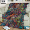 Patchwork Print Pattern Blanket-grizzshop