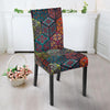 Patchwork Print Pattern Chair Cover-grizzshop