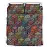 Patchwork Print Pattern Duvet Cover Bedding Set-grizzshop