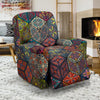 Patchwork Print Pattern Recliner Cover-grizzshop