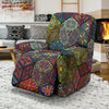 Patchwork Print Pattern Recliner Cover-grizzshop