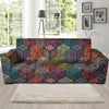 Patchwork Print Pattern Sofa Covers-grizzshop