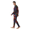 Patchwork Tartan And Bandana Print Pattern Men's Pajamas-grizzshop