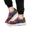 Patchwork Tartan And Bandana Print Pattern White Sneaker-grizzshop