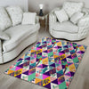 Patchwork Tropical Bird Print Floor Mat-grizzshop