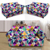 Patchwork Tropical Bird Print Loveseat Cover-grizzshop