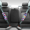 Patchwork Tropical Bird Print Seat Belt Cover-grizzshop