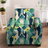 Patchwork Tropical Toucan Print Armchair Cover-grizzshop