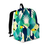 Patchwork Tropical Toucan Print Backpack-grizzshop