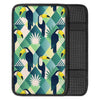 Patchwork Tropical Toucan Print Car Console Cover-grizzshop