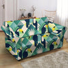 Patchwork Tropical Toucan Print Loveseat Cover-grizzshop