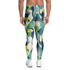 Patchwork Tropical Toucan Print Men's Leggings-grizzshop