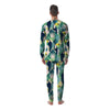 Patchwork Tropical Toucan Print Men's Pajamas-grizzshop