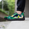 Patchwork Tropical Toucan Print Men's Sneakers-grizzshop