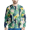 Patchwork Tropical Toucan Print Men's Sweatshirt-grizzshop