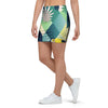 Patchwork Tropical Toucan Print Mini Skirt-grizzshop