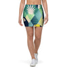 Patchwork Tropical Toucan Print Mini Skirt-grizzshop