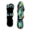 Patchwork Tropical Toucan Print Muay Thai Shin Guard-grizzshop