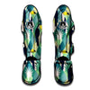 Patchwork Tropical Toucan Print Muay Thai Shin Guard-grizzshop