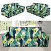 Patchwork Tropical Toucan Print Sofa Cover-grizzshop