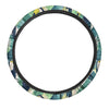 Patchwork Tropical Toucan Print Steering Wheel Cover-grizzshop