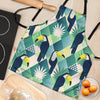 Patchwork Tropical Toucan Print Women's Apron-grizzshop