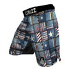 Patchwork USA Denim Print Pattern MMA Shorts-grizzshop