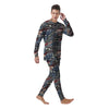 Patchwork Ugly Snowflake And Knitted Print Pattern Men's Pajamas-grizzshop