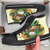 Patrick's Day Cute Shamrock Saint Print Black High Top Shoes-grizzshop