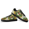 Patrick's Day Cute Shamrock Saint Print Black Low Top Sneakers-grizzshop