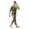 Patrick's Day Cute Shamrock Saint Print Men's Pajamas-grizzshop