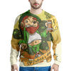 Patrick's Day Cute Shamrock Saint Print Men's Sweatshirt-grizzshop