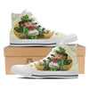 Patrick's Day Cute Shamrock Saint Print White High Top Shoes-grizzshop