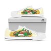 Patrick's Day Cute Shamrock Saint Print White Low Top Shoes-grizzshop