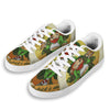 Patrick's Day Cute Shamrock Saint Print White Low Top Sneakers-grizzshop