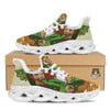 Patrick's Day Cute Shamrock Saint Print White Running Shoes-grizzshop