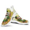 Patrick's Day Cute Shamrock Saint Print White Walking Shoes-grizzshop