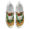 Patrick's Day Cute Shamrock Saint Print White Walking Shoes-grizzshop