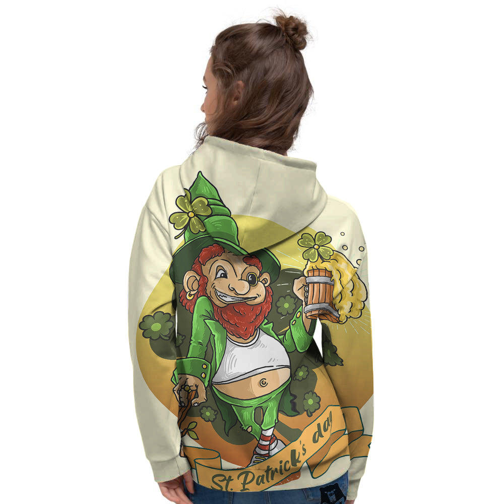 Patrick's Day Cute Shamrock Saint Print Women's Hoodie-grizzshop