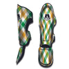 Patrick's Day Irish Plaid Print Muay Thai Shin Guards-grizzshop