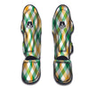 Patrick's Day Irish Plaid Print Muay Thai Shin Guards-grizzshop