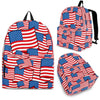 Patriot Pattern Print Backpack-grizzshop