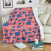 Patriot Pattern Print Blanket-grizzshop